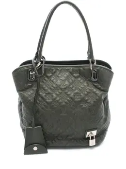 Louis Vuitton Pre-Owned: Тёмная сумка-шоппер 
