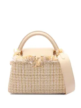 Louis Vuitton Pre-Owned: Бежевая сумка-шоппер 