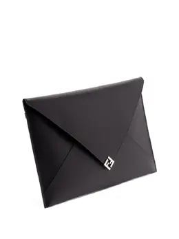 FENDI: Чёрный клатч  FF