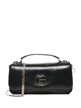 Gucci: Чёрная сумка-шоппер  GG
