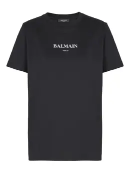 Balmain: Хлопковая футболка 