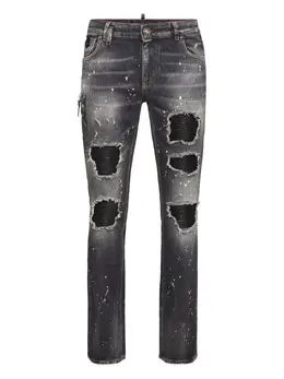 Philipp Plein: Рваные джинсы 