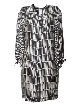 'S Max Mara: Платье с геометрическим принтом 