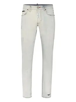 Philipp Plein: Рваные джинсы  Super Straight