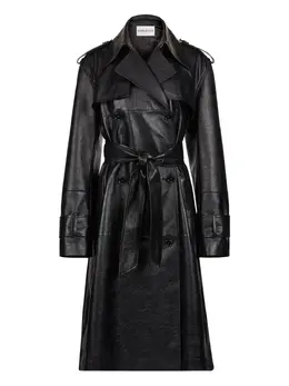 Nina Ricci: Кожаный плащ 