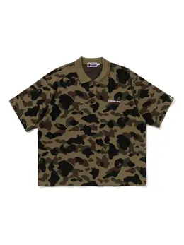 A BATHING APE®: Зелёное поло 