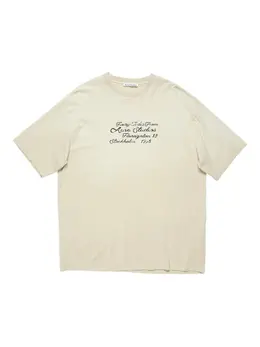 Acne Studios: Футболка с принтом 