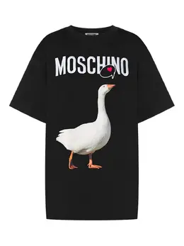 Moschino: Футболка с принтом 