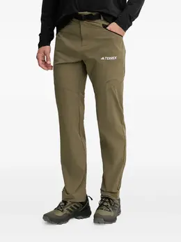adidas: Зелёные брюки  Terrex