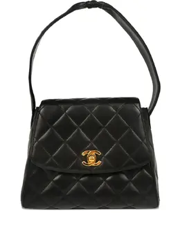 CHANEL Pre-Owned: Чёрная сумка 