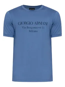 Giorgio Armani: Футболка с принтом 