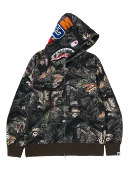 A BATHING APE®: Коричневая толстовка 