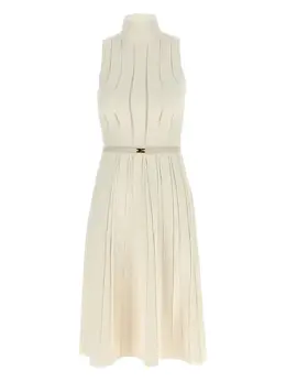 Elisabetta Franchi: Плиссированное платье 