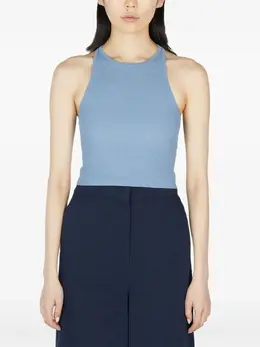Max Mara: Голубой топ 