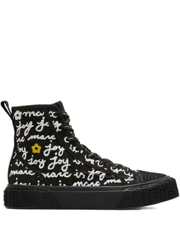 Marc Jacobs: Чёрные кроссовки  The