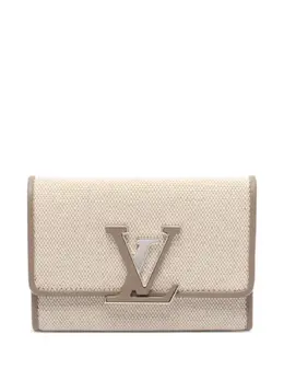 Louis Vuitton Pre-Owned: Бежевый кошелёк 