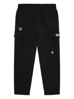 AAPE BY *A BATHING APE®: Чёрные брюки 