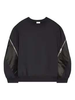 DRIES VAN NOTEN: Синий свитшот 