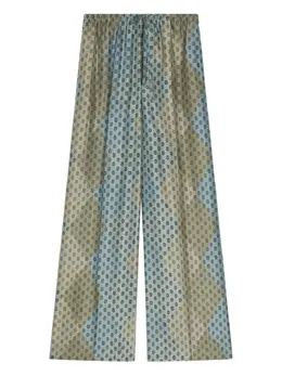 DRIES VAN NOTEN: Голубые брюки 