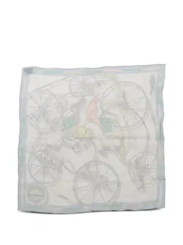 Hermès Pre-Owned: Голубой шарф 