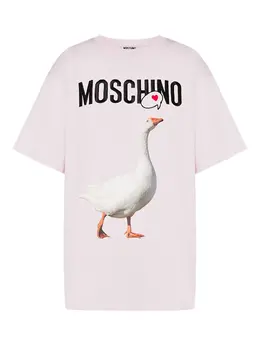 Moschino: Футболка с принтом 