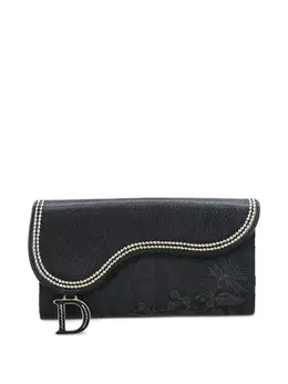 Christian Dior Pre-Owned: Чёрный кошелёк 