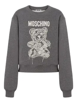 Moschino: Хлопковый свитшот  Teddy Bear