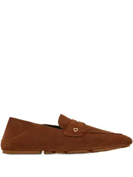 Ferragamo: Коричневые туфли  Gancini