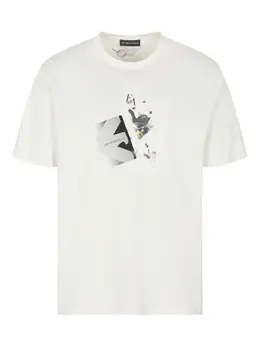 Emporio Armani: Футболка с принтом 