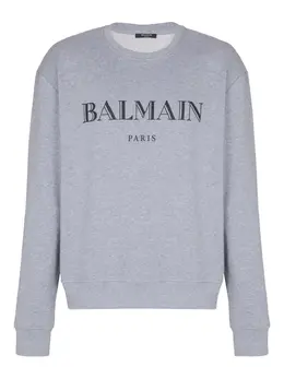 Balmain: Свитшот с принтом 