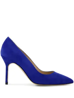 Manolo Blahnik: Голубые туфли  BB