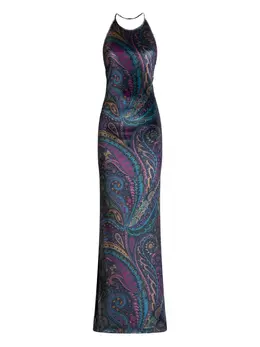ETRO: Платье с принтом 