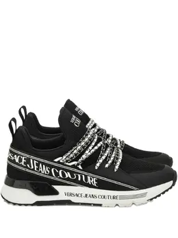 Versace Jeans Couture: Чёрные кроссовки 