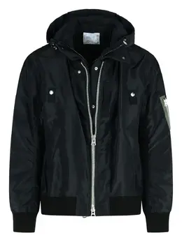 sacai: Куртка с капюшоном 