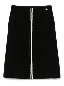 CHANEL Pre-Owned: Твидовая юбка 
