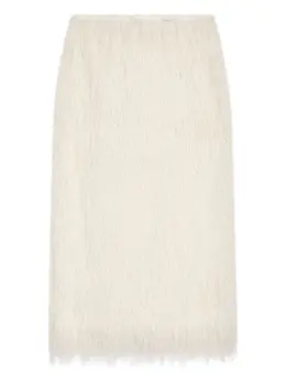 DRIES VAN NOTEN: Белая юбка 