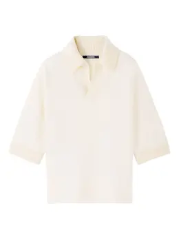 Jacquemus: Белое поло 