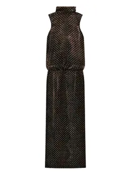 DRIES VAN NOTEN: Платье цвета хаки 