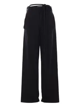 Ann Demeulemeester: Брюки с завязками на талии 