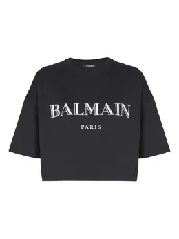 Balmain: Футболка с принтом 