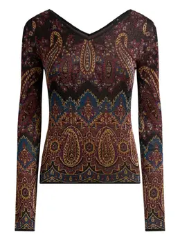 ETRO: Жаккардовый топ 