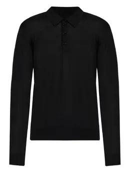Giorgio Armani: Поло с длинным рукавом 