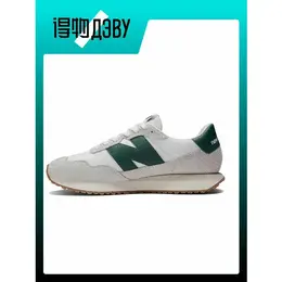 New Balance: Серые кеды  237