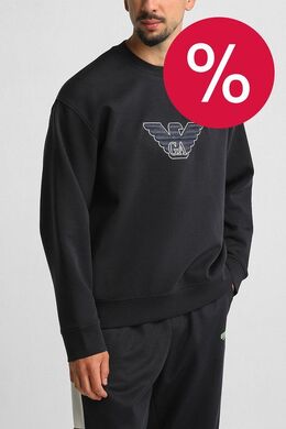 EMPORIO ARMANI: Хлопковый свитшот 
