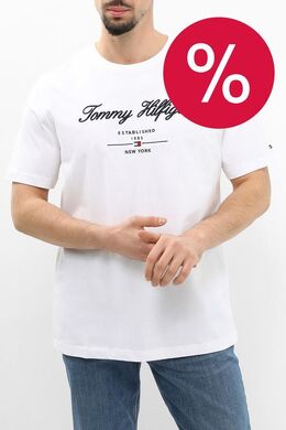 Tommy Hilfiger: Хлопковая футболка 