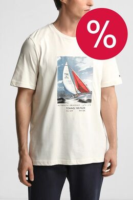 Tommy Hilfiger: Хлопковая футболка 