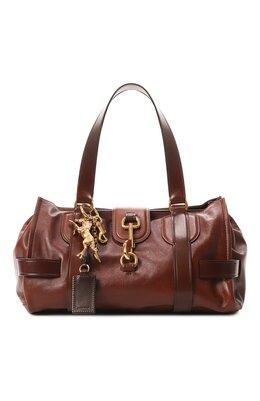 Chloé: Коричневая сумка 
