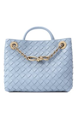 Bottega Veneta: Голубая сумка 
