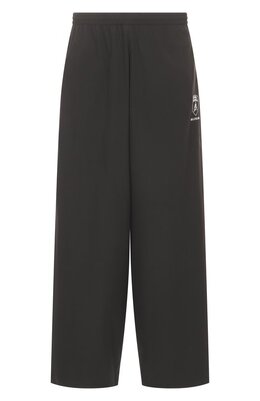 Balenciaga: Чёрные брюки 