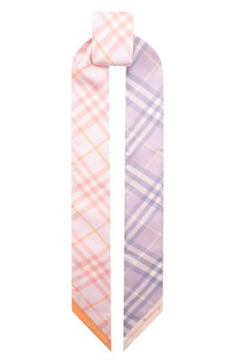 Burberry: Розовый шарф 